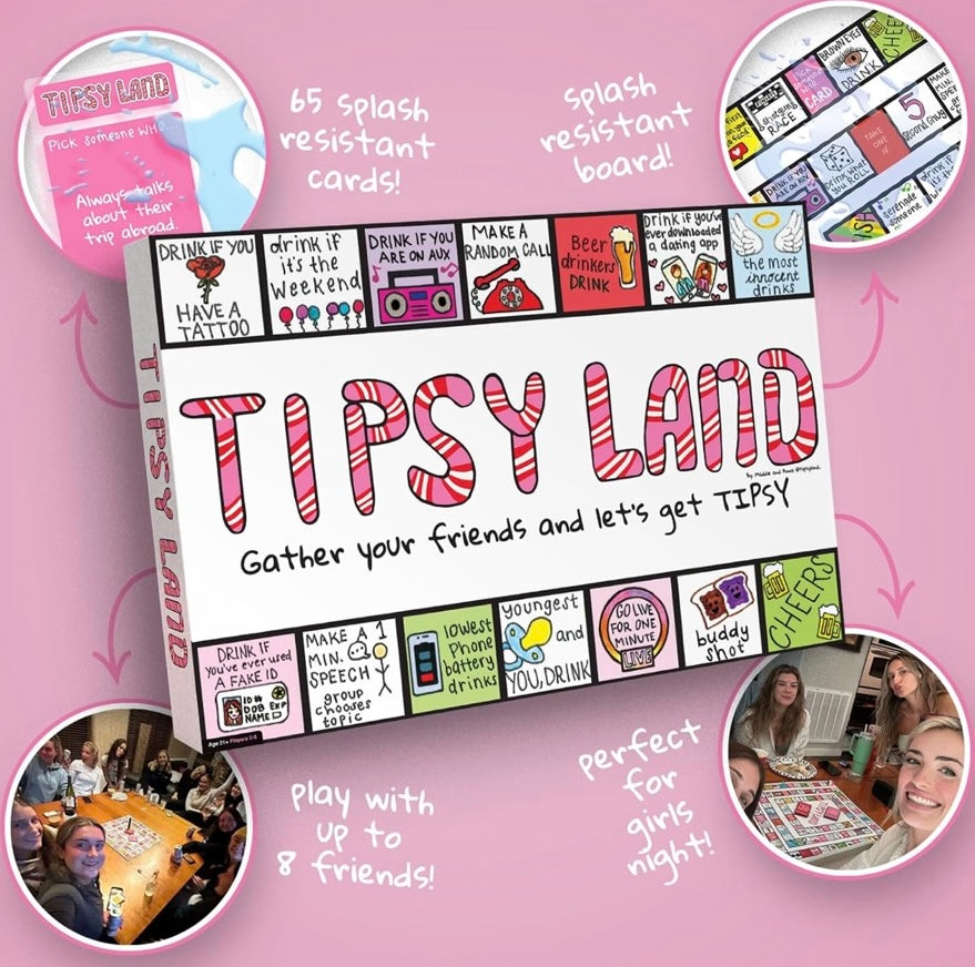 Tipsy Land™ – The Ultimate Party Drinking Board Game