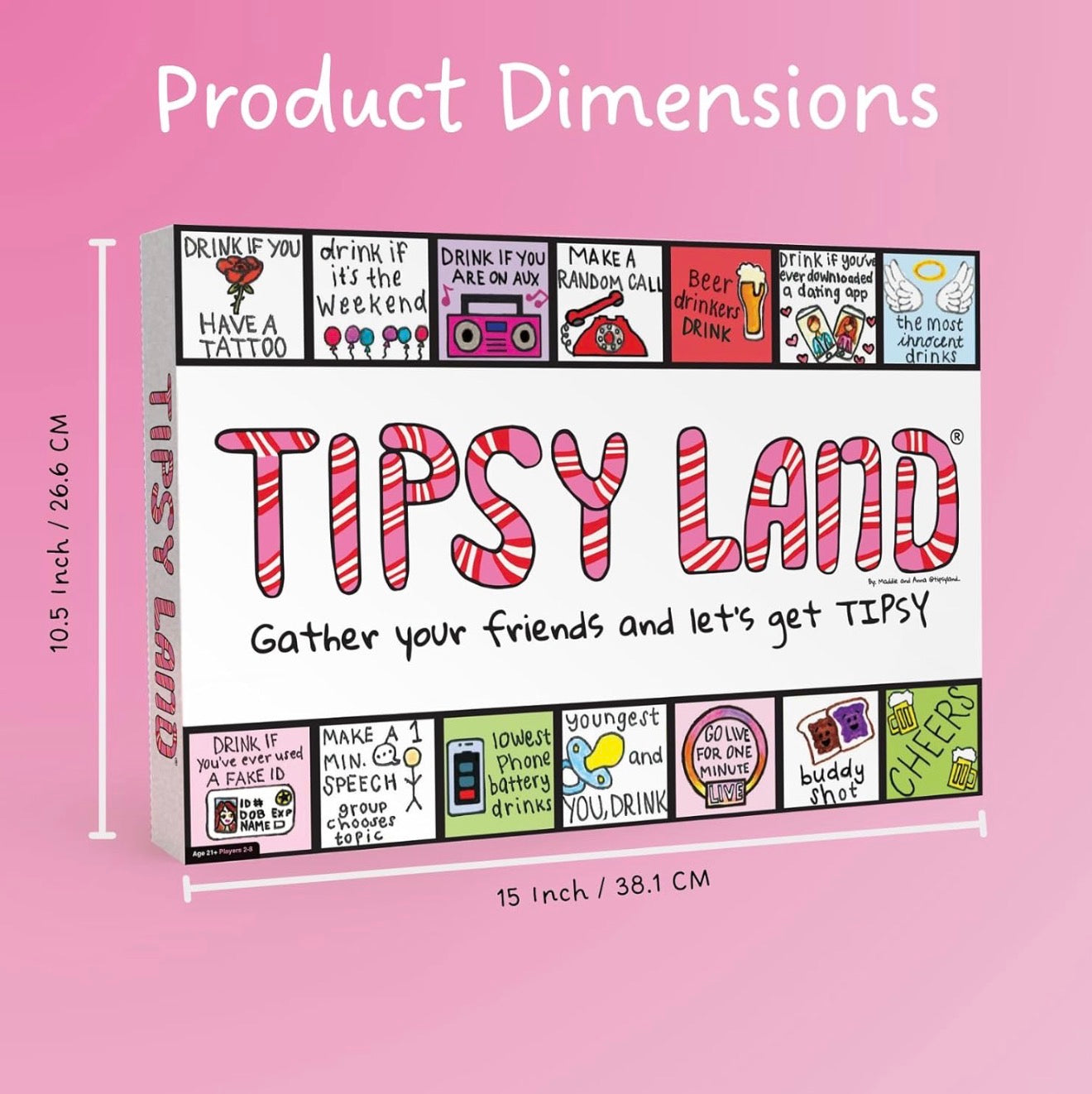 Tipsy Land™ – The Ultimate Party Drinking Board Game